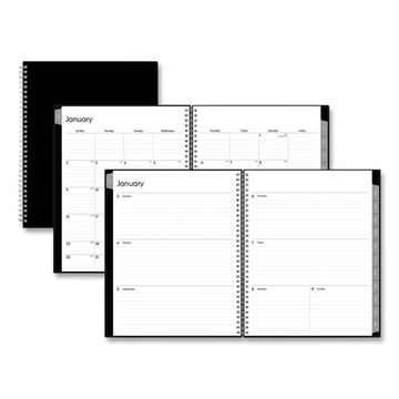 Blue Sky® Enterprise Weekly-monthly Planner, Enterprise Formatting, 11 X 8.5, Black Cover, 12-month (jan To Dec): 2022 freeshipping - TVN Wholesale